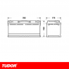 BATERIA TUDOR TECHNICA TB1100 110Ah 850A