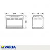 BATERÍA VARTA AGM A7 70Ah 760A START STOP E HIBRIDOS