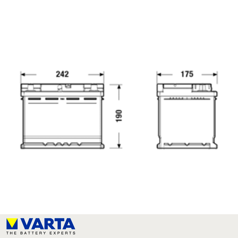 680A ATU Varta Silver Dynamic AGM 560 • Find Den Bedste Pris Start-Stop Batterie 12V