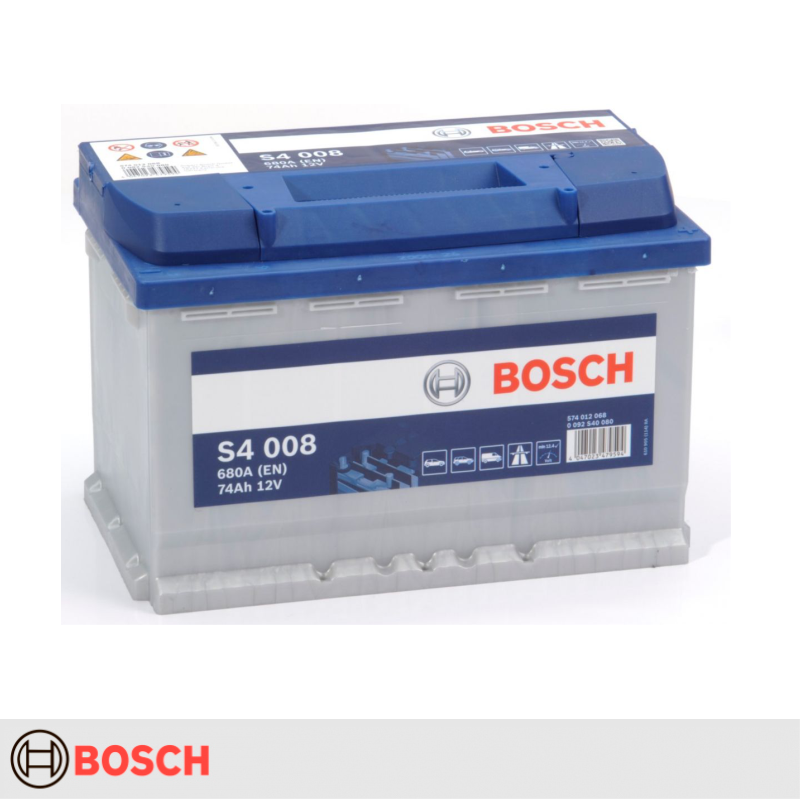 Batería de arranque Bosch 12V/74Ah/680A L x An x Al 278x175x190mm/S: 0