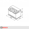 BATERÍA BOSCH EFB S4E08 START STOP 70Ah 760A