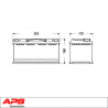 BATERÍA APS 95Ah 800A