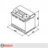 BATERÍA BOSCH S4005 60AH 540A