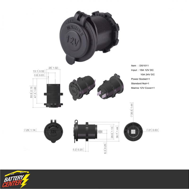 toma de corriente para auto