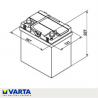 BATERÍA VARTA A14 40AH 330A