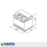 BATERÍA VARTA SILVER C6 52AH 520A