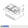 BATERÍA VARTA BLUE N72 EFB 72AH 760A
