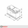 BATERÍA BOSCH S5013 100AH 830A