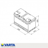 BATERÍA VARTA E46 75AH 730A EFB START STOP