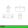 BATERÍA KAISE KBAS121800 12V 180AH AGM SOLAR