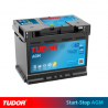 BATERÍA TUDOR AGM TK620 START STOP 62Ah 680A OPEL/SEAT/VW