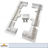 KIT SOPORTES PARA PANEL SOLAR  AUTOCARAVANAS FURGONAS