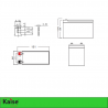 BATERÍA KAISE 12V 9AH AGM