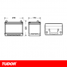 BATERIA TUDOR HICH TECH TA755 75AH 630A