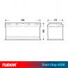BATERIA TUDOR TL1000 EFB START STOP 100AH 900A