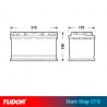 BATERIA TUDOR EFB START STOP TL800 80AH 720A