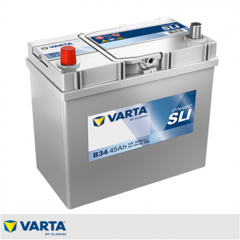 BATERÍA VARTA B34 45AH 330A...