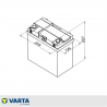 BATERÍA VARTA A11 AGM  45AH 370A START STOP/ ELECTRICOS