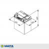 BATERÍA VARTA A12 AGM 35AH 340A START STOP / ELECTRICOS