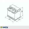 BATERÍA VARTA B20 45AH 400A